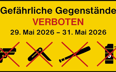 Bundespolizeidirektion München: Erneut temporäres Mitführverbot für gefährliche Gegenstände an fünf bayerischen Bahnhöfen - Foto: presseportal.de