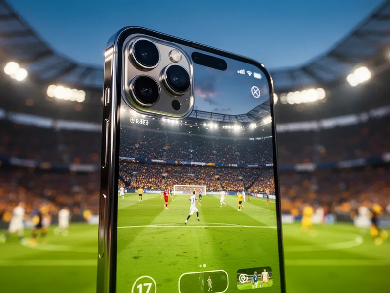 iPhone 17 Pro Max: Apple filmt MLS-Spiel komplett mit Smartphones - Foto: über boerse-global.de