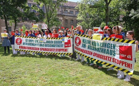Verdi-Proteste am 28.05.2026 - Foto: via dts Nachrichtenagentur