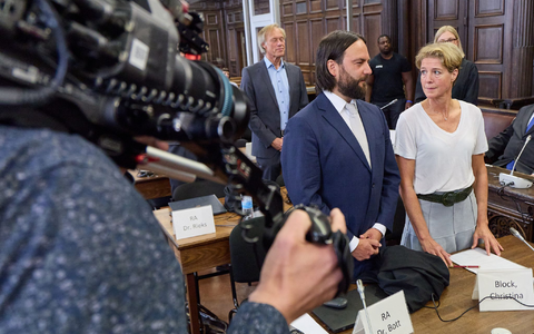 Christina Block soll den Auftrag zur Entführung ihrer Kinder gegeben haben. - Foto: Georg Wendt/dpa-pool/dpa