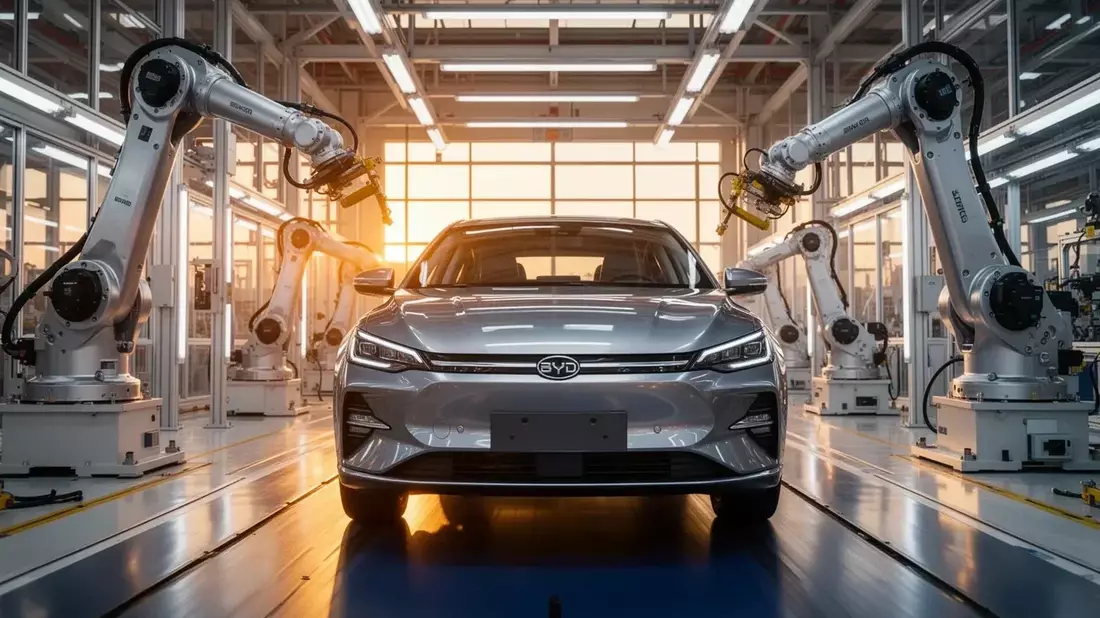 BYD’s Late-May Product Blitz: Three New Hybrids and a Smarter “God’s Eye” Hit the Market Illustration mit AI erstellt übermittelt durch boerse-global.de