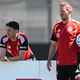 Auf geht's: Julian Nagelsmann strahlt beim Training Tatendrang aus.  - Foto: Federico Gambarini/dpa