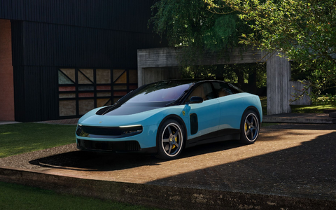 Das Design des neuen Ferrari Luce ist umstritten. - Foto: Ferrari/PA Wire/dpa