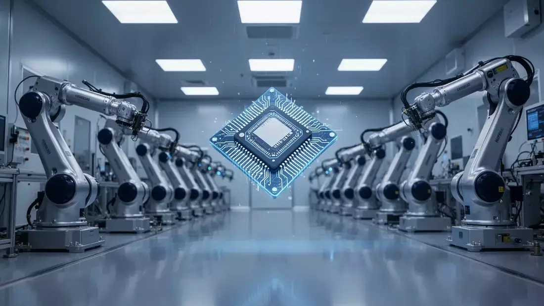 Supply Squeeze Pushes SK Hynix Past $1 Trillion and Into the U.S. Market Illustration mit AI erstellt übermittelt durch boerse-global.de