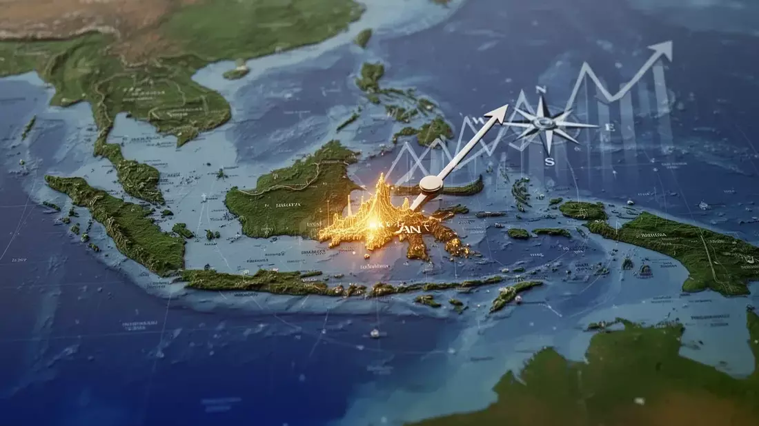 VWCE: el fondo que roza su techo histórico mientras Vietnam y Grecia reescriben el mapa del índice Illustration mit AI erstellt übermittelt durch boerse-global.de
