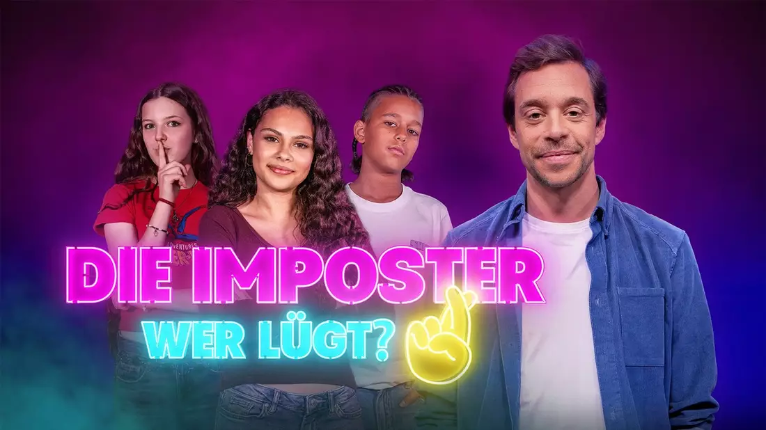 Die Imposter - Wer lügt? ab 4. Juni 2026 bei KiKA / Tobias Krell moderiert YouTube-Live-Event mit Bluffspiel-Charakter - Bild: presseportal.de