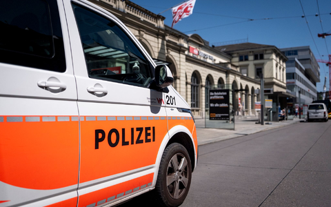 Ein Mann wurde vor Ort gefasst.  - Foto: Claudio Thoma/KEYSTONE/dpa