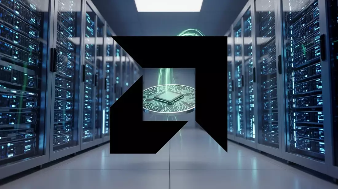 AMD marca un hito histórico con el 46,2% del mercado de CPU para servidores y pone rumbo al billón de dólares Illustration mit AI erstellt übermittelt durch boerse-global.de