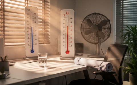 Hitze am Arbeitsplatz: Ab 30 Grad muss der Arbeitgeber handeln - Foto: über boerse-global.de