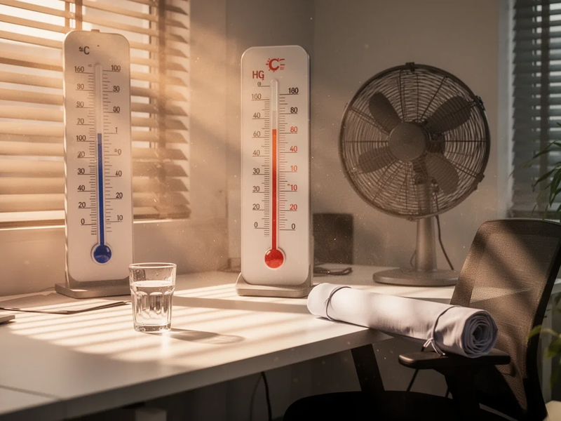 Hitze am Arbeitsplatz: Ab 30 Grad muss der Arbeitgeber handeln - Foto: über boerse-global.de