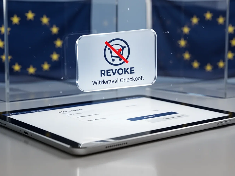 One-Click-Widerruf ab Juni: Online-Shops müssen Knopf einbauen - Foto: über boerse-global.de