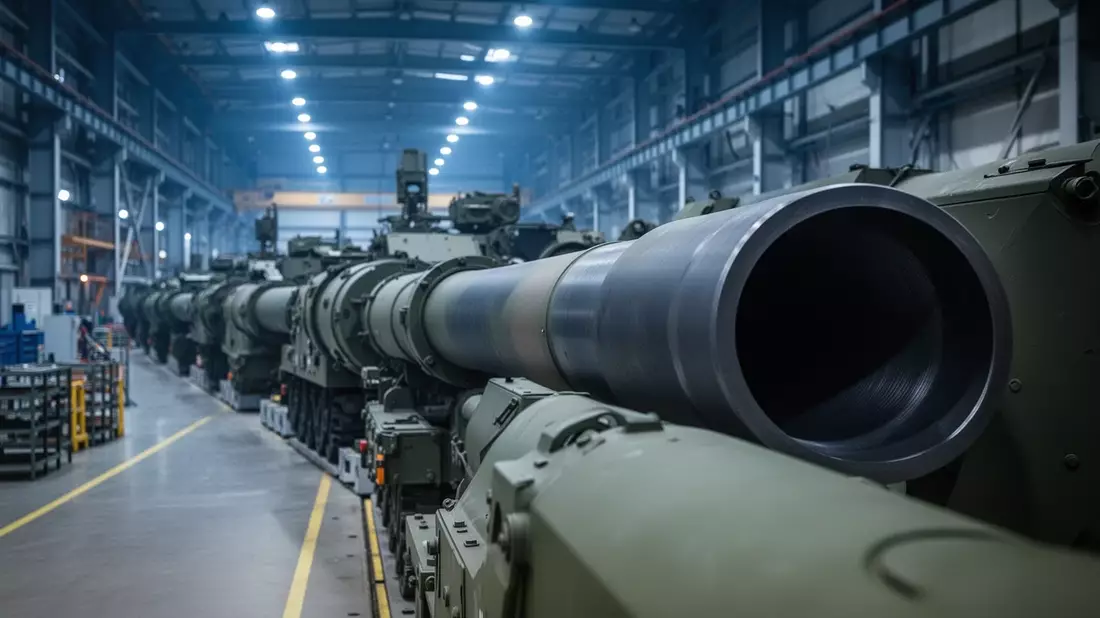 KNDS Aktie: 155-mm-Linie in Belgien angelaufen Illustration mit AI erstellt übermittelt durch boerse-global.de