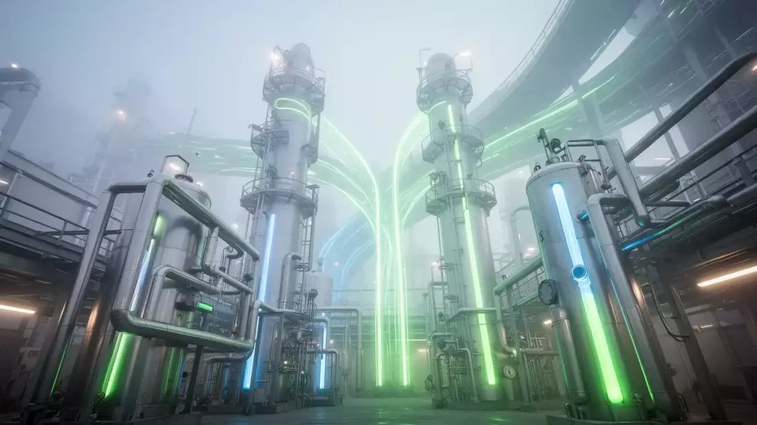 Nel ASA’s New Electrolyzer Package Aims to Break the Financing Bottleneck as Orders Remain Elusive Illustration mit AI erstellt übermittelt durch boerse-global.de