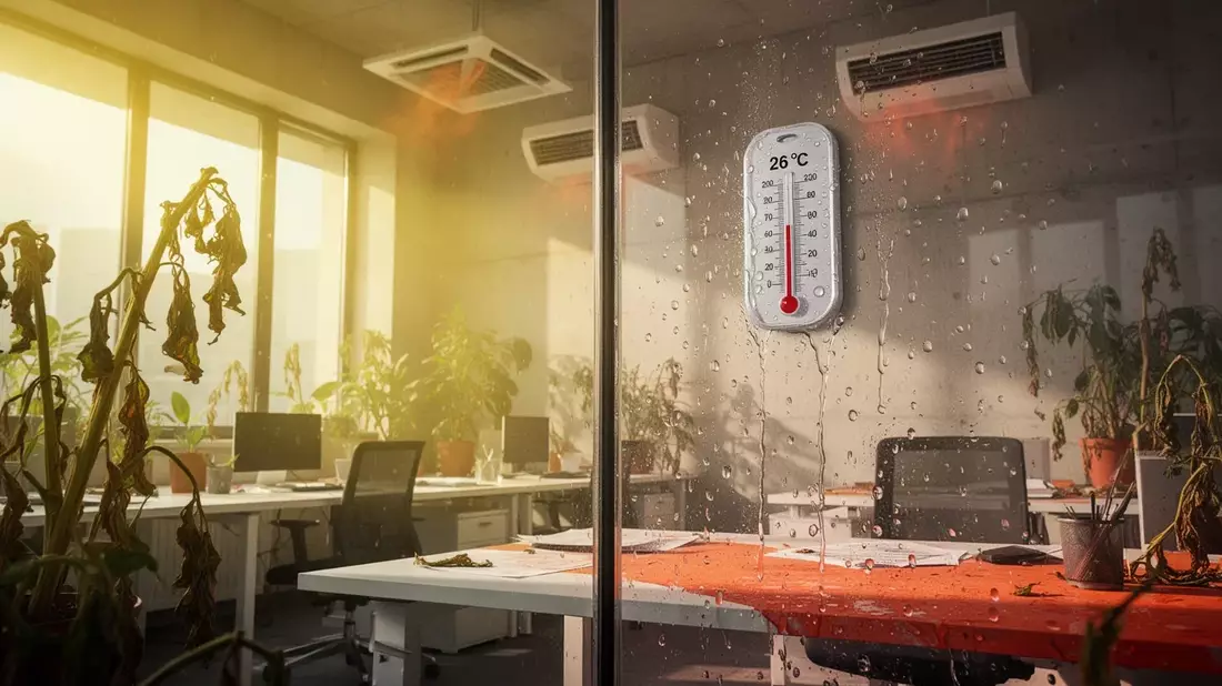 Hitze am Arbeitsplatz: Arbeitgeber müssen ab 26 Grad handeln Illustration mit AI erstellt übermittelt durch boerse-global.de