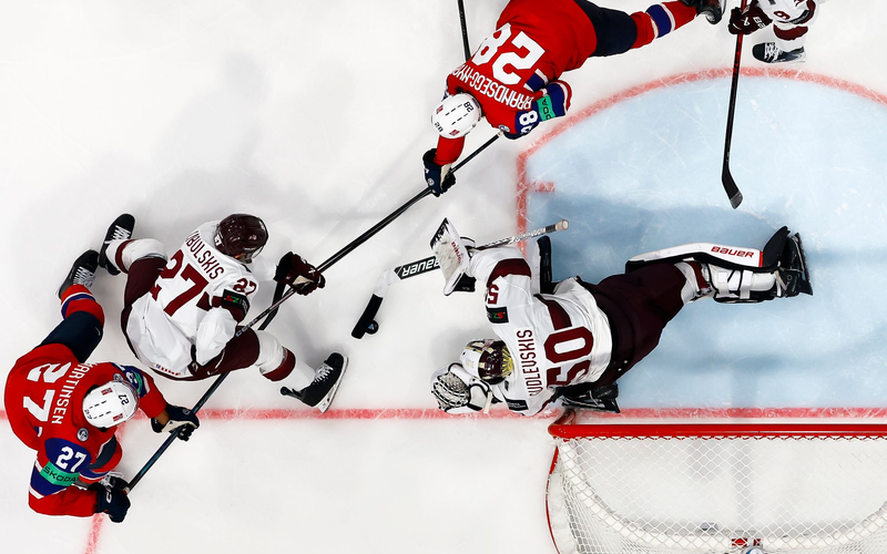 Norwegen steht erstmals im Halbfinale einer Eishockey-WM. - Foto: Anthony Anex/KEYSTONE/dpa