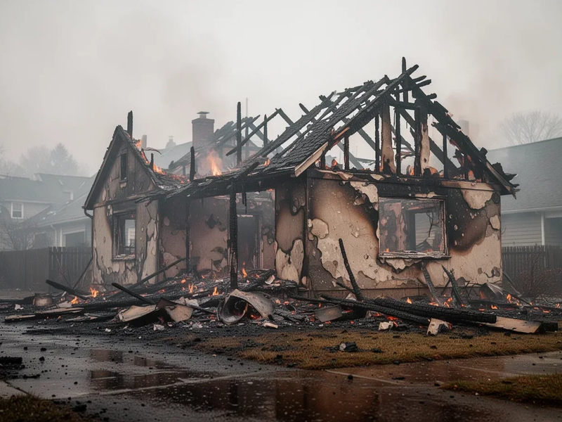 Verheerendes Feuer in Herxheim: 62-Jähriger stirbt, 300.000 Euro Schaden - Foto: über boerse-global.de
