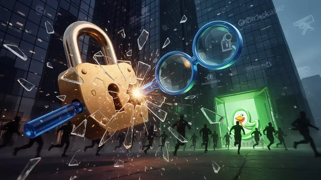 DuckDuckGo +70%: Flucht vor Googles Gemini-Zwang am 25. Mai - Bild: über boerse-global.de