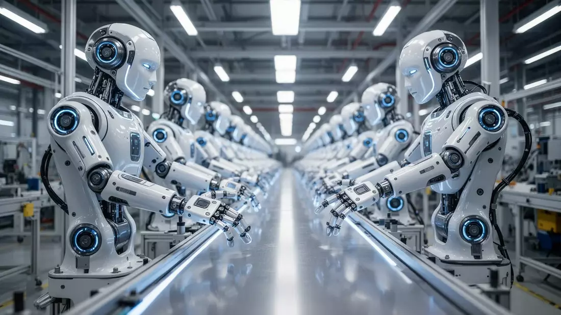 Roboter-Boom: Foxconn setzt bereits 10.000 Humanoide ein - Bild: über boerse-global.de