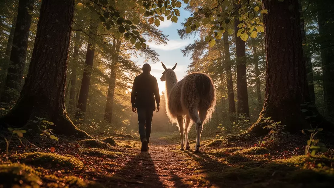 Pflegeangehörige: Natur und Bewegung lindern Belastung nachweislich Illustration mit AI erstellt übermittelt durch boerse-global.de