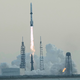 Vor dem Start einer New Glenn Rakete gab es eine Explosion. (Archivbild) - Foto: John Raoux/AP/dpa