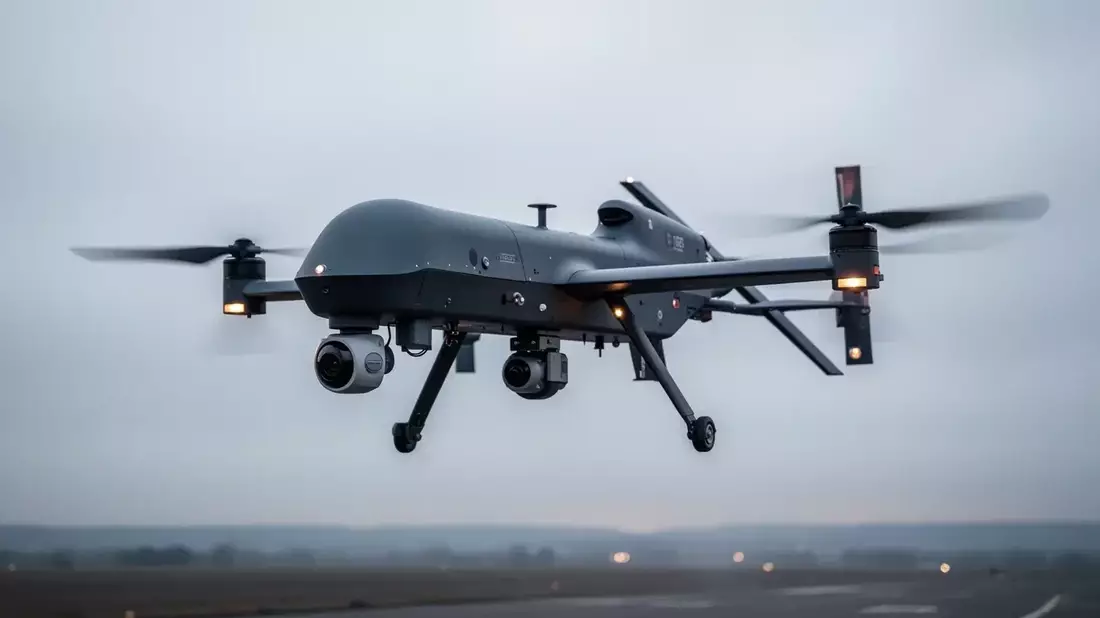 DroneShield: el nuevo dúo directivo apuesta por la expansión récord para disipar la sombra de la ASIC Illustration mit AI erstellt übermittelt durch boerse-global.de