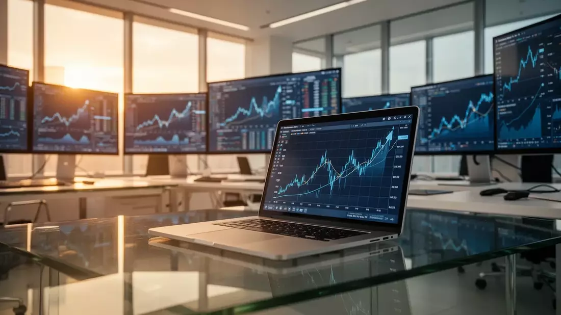 HP Aktie: KI-PC-Anteil klettert auf 44 Prozent Illustration mit AI erstellt übermittelt durch boerse-global.de