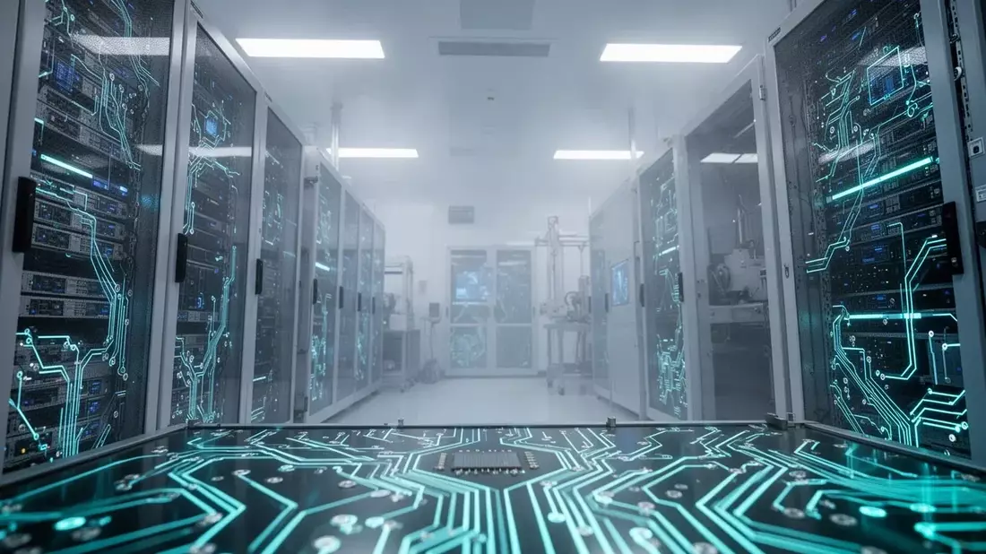 Marvell Technology: del flujo récord a los 16.500 millones en 2028, el plan de choque para la era de la IA Illustration mit AI erstellt übermittelt durch boerse-global.de