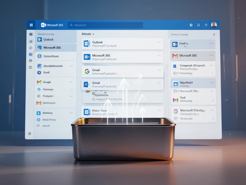 Outlook August: Microsoft vereint Mails aus fünf Konten - Foto: über boerse-global.de