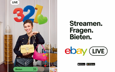 „3, 2, 1 …! ist zurück: eBay Deutschland startet neue Markenkampagne rund um eBay Live - Foto: presseportal.de