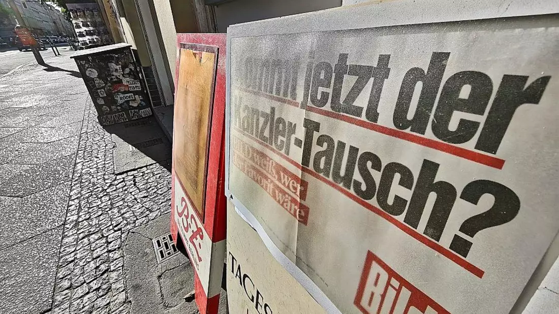 Bild-Schlagzeile Kommt jetzt der Kanzler-Tausch am 27.05.2026 - Bild: via dts Nachrichtenagentur