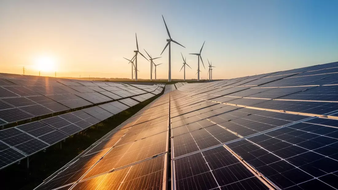 iShares Global Clean Energy: 36,8 Prozent YTD-Rallye Illustration mit AI erstellt übermittelt durch boerse-global.de