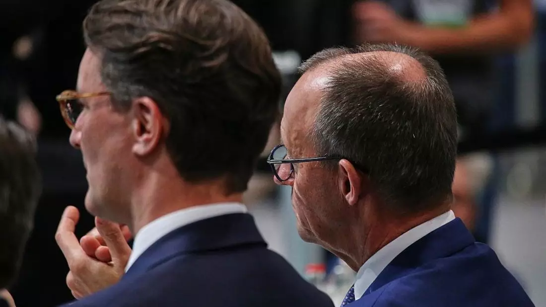 Hendrik Wüst und Friedrich Merz (Archiv) - Bild: via dts Nachrichtenagentur