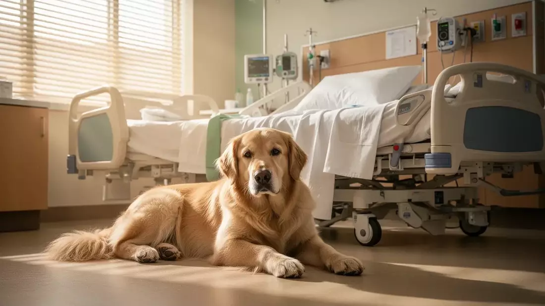 Therapiehunde: 84 Prozent befürworten Einsatz in Kliniken - Bild: über boerse-global.de