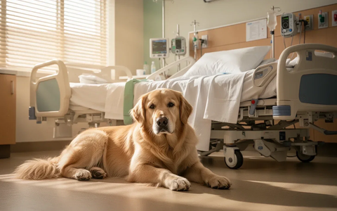 Therapiehunde: 84 Prozent befürworten Einsatz in Kliniken - Foto: über boerse-global.de
