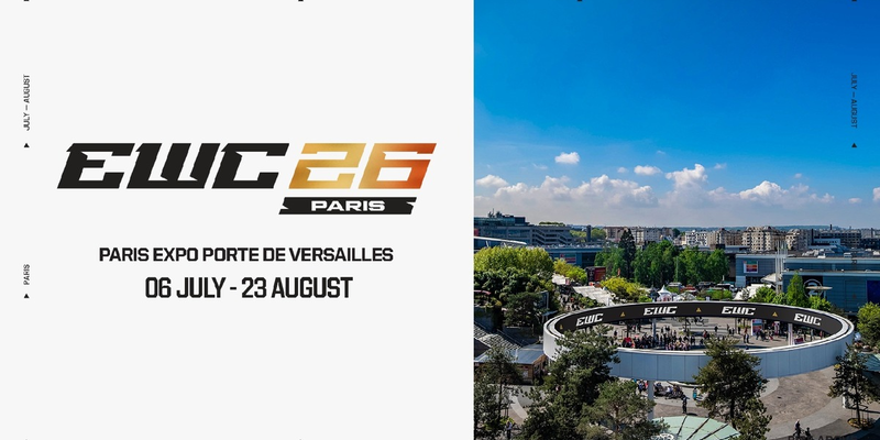 Veranstaltungsort des Esports World Cup 2026 bestätigt: Paris Expo Porte de Versailles - Ticketverkauf startet am 29. Mai für alle 25 Turniere - Foto: presseportal.de