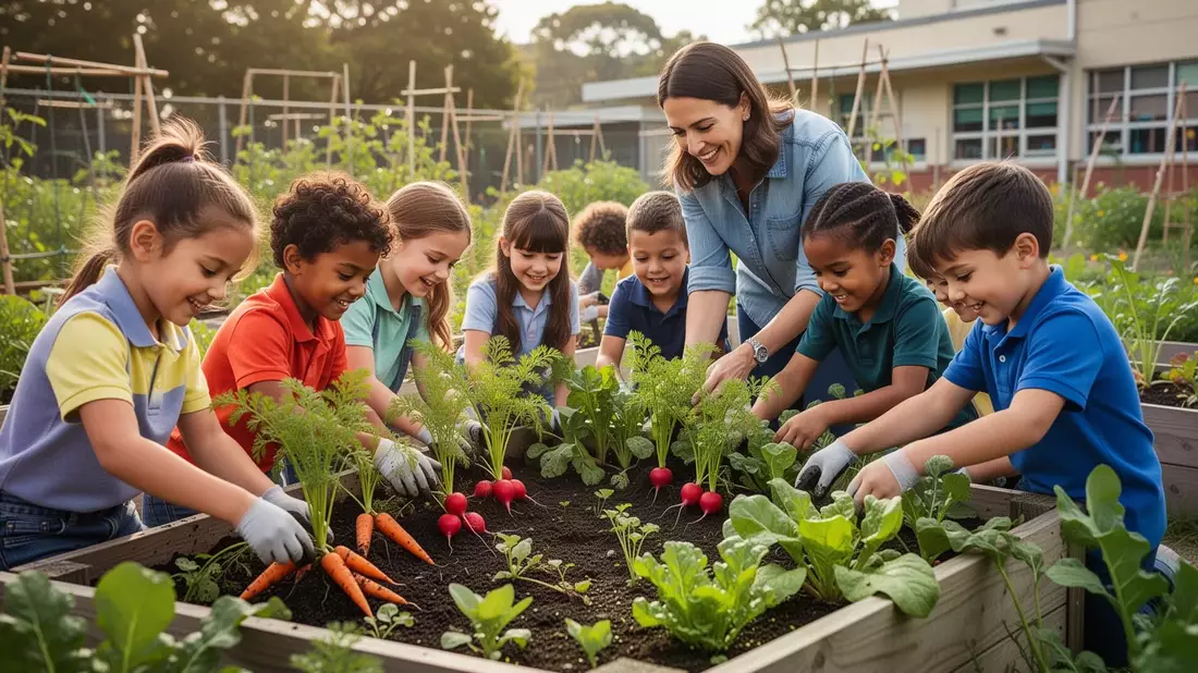 Schulgärten boomen: 150 Schulen in Asturien setzen auf Ernährungsbildung - Bild: über boerse-global.de
