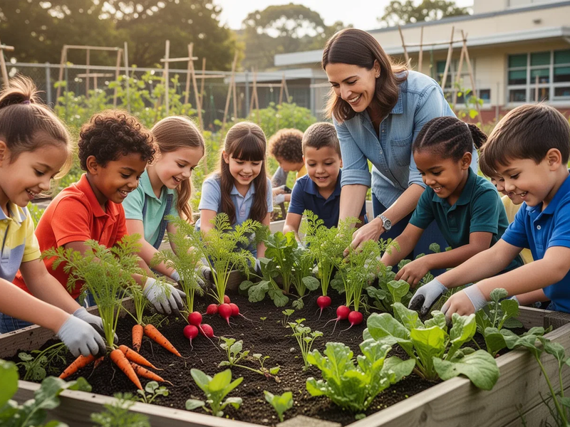 Schulgärten boomen: 150 Schulen in Asturien setzen auf Ernährungsbildung - Foto: über boerse-global.de