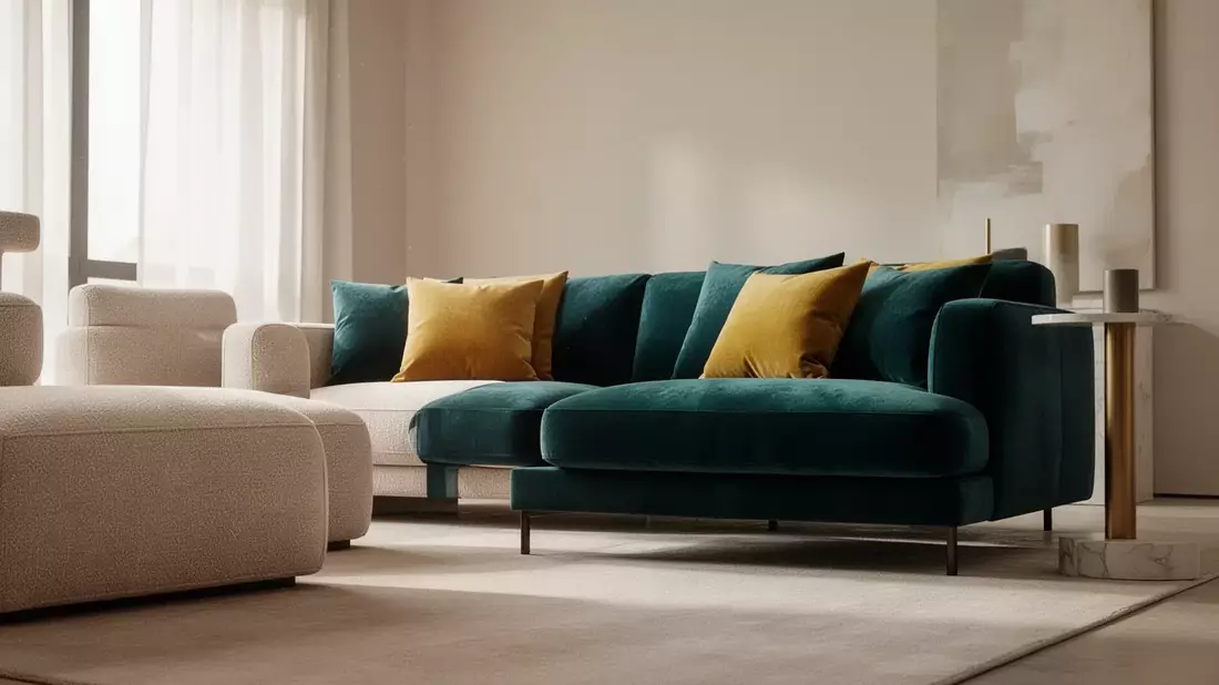 Wohnzimmer-Trend: Die 60-30-10-Regel ersetzt Einheitsbeige - Bild: über boerse-global.de