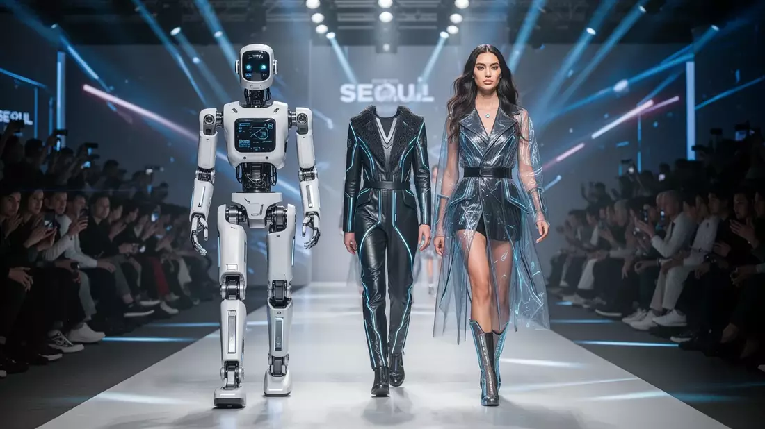 Modenschau Seoul: Roboter und Menschen laufen gemeinsam über Catwalk - Bild: über boerse-global.de
