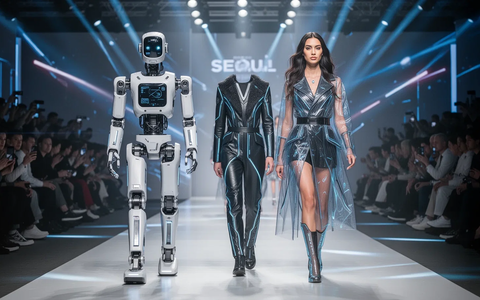 Modenschau Seoul: Roboter und Menschen laufen gemeinsam über Catwalk - Foto: über boerse-global.de