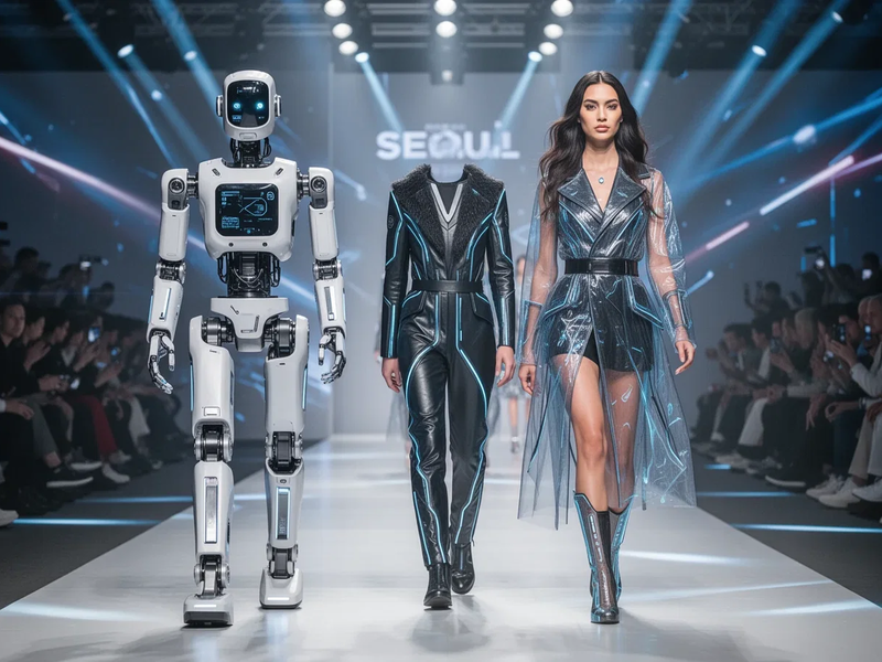 Modenschau Seoul: Roboter und Menschen laufen gemeinsam über Catwalk - Foto: über boerse-global.de