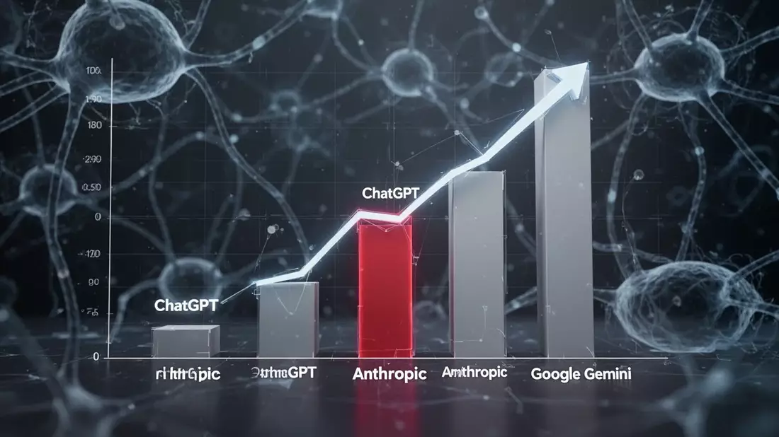 Claude wächst 627%: Anthropic verdrängt OpenAI an der Spitze - Bild: über boerse-global.de