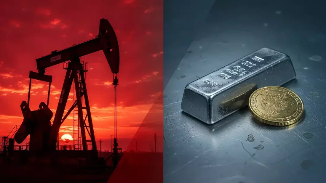 Silver’s Split Screen: Bank Targets Hit $220 While Stagflation Clouds the Horizon Illustration mit AI erstellt übermittelt durch boerse-global.de
