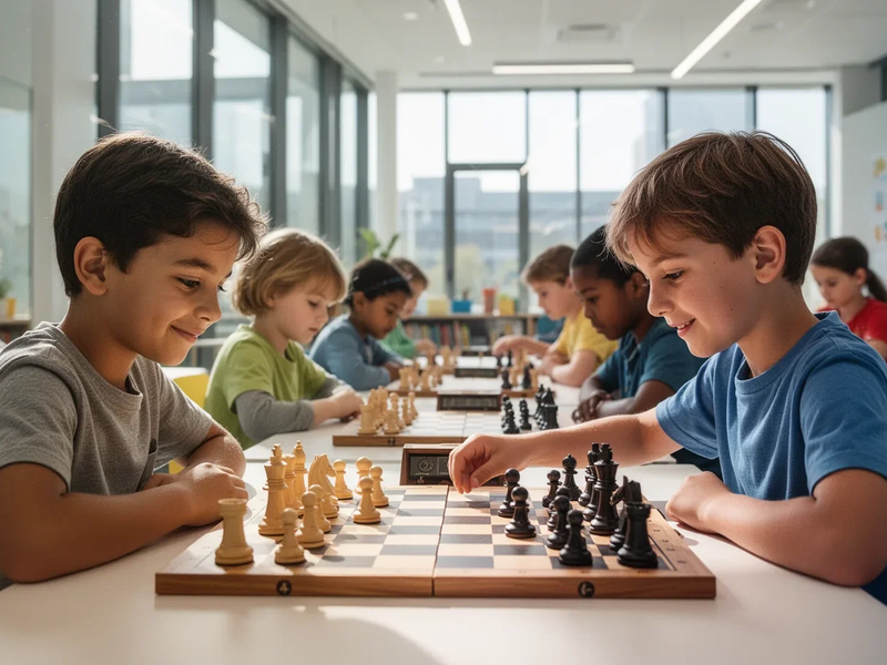 Schach im Sommer: Strategiespiele trainieren Konzentration von Kindern - Foto: über boerse-global.de