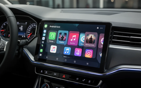 Android Auto: Wischgesten für Musik-Apps im Coolwalk-Dashboard - Foto: über boerse-global.de