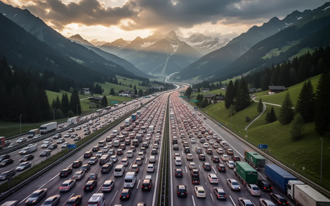 Brenner-Blockade Samstag: 46.000 Fahrzeuge täglich lahm - Foto: über boerse-global.de