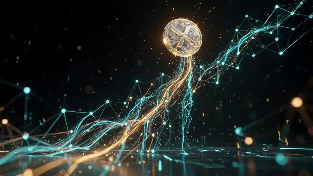 XRP's $1.30 Crucible: Network Upgrades and ETF Inflows Face Down a 30% YTD Slide Illustration mit AI erstellt übermittelt durch boerse-global.de
