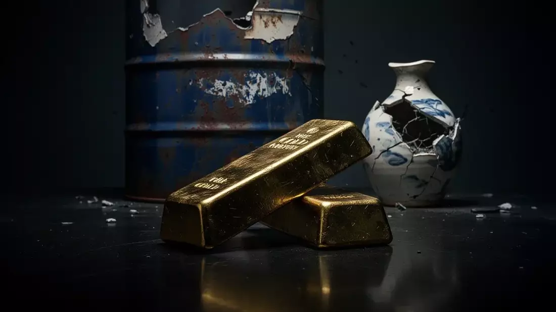 Gold’s Paradox: Structural Demand Meets a Geopolitical Drag That Won’t Let Go Illustration mit AI erstellt übermittelt durch boerse-global.de