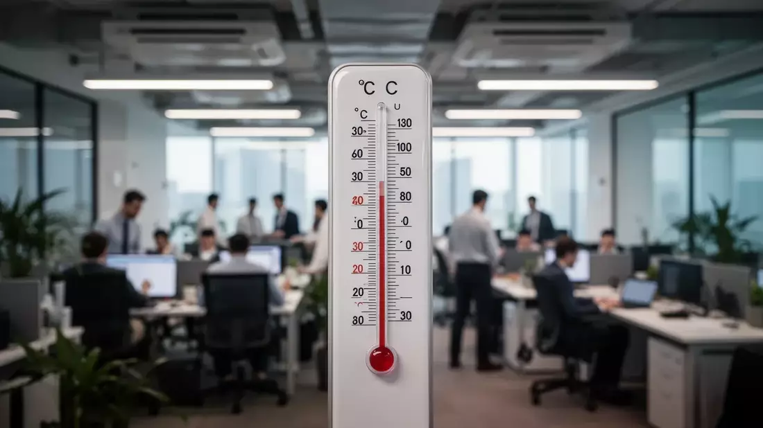 Hitze am Arbeitsplatz: Ab 30°C müssen Arbeitgeber handeln Illustration mit AI erstellt übermittelt durch boerse-global.de