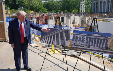Trumps Pläne für den Ballsaal (Archivbild).  - Foto: Jacquelyn Martin/AP/dpa